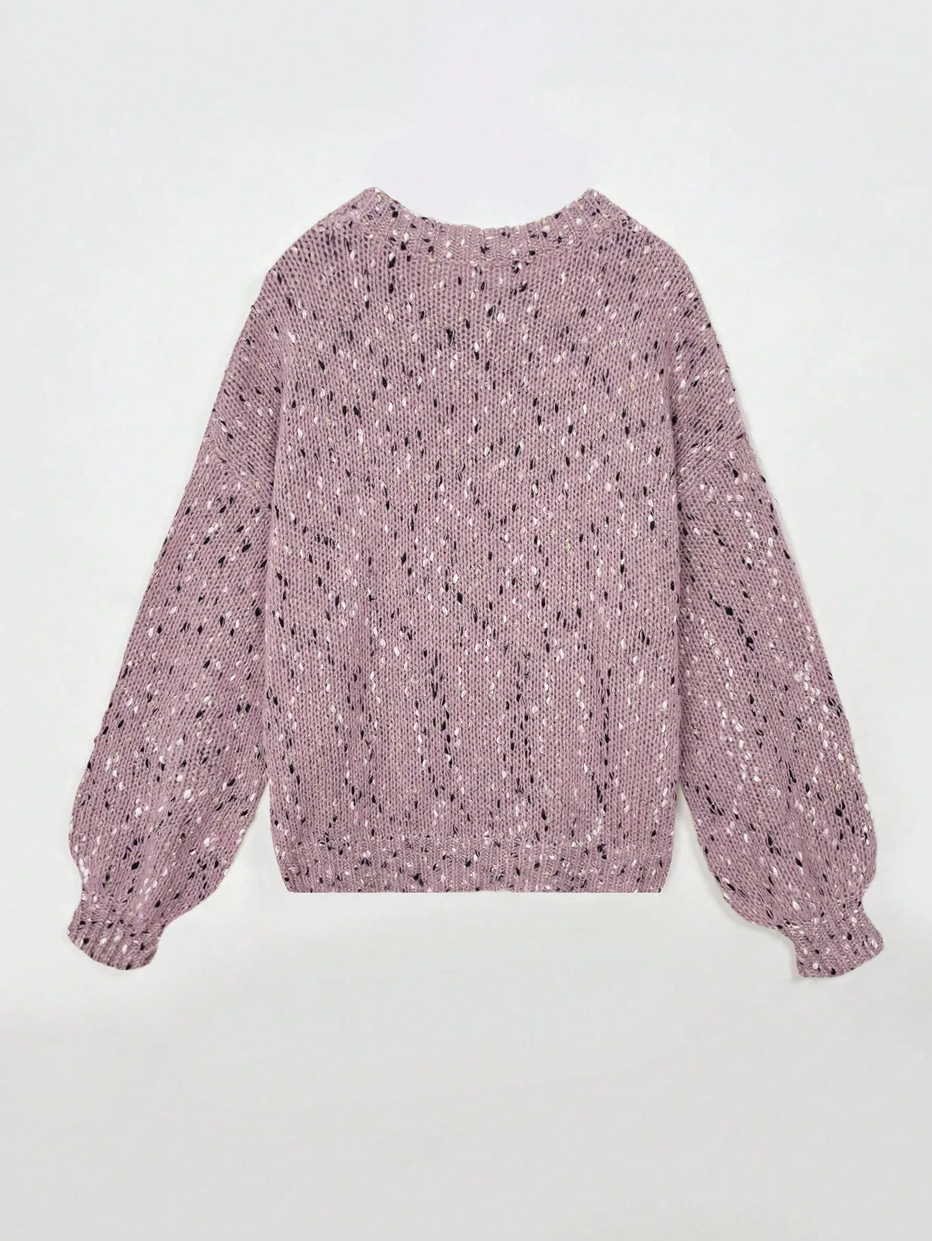 Women's Tie-Dye Lantern Sleeve Sweater