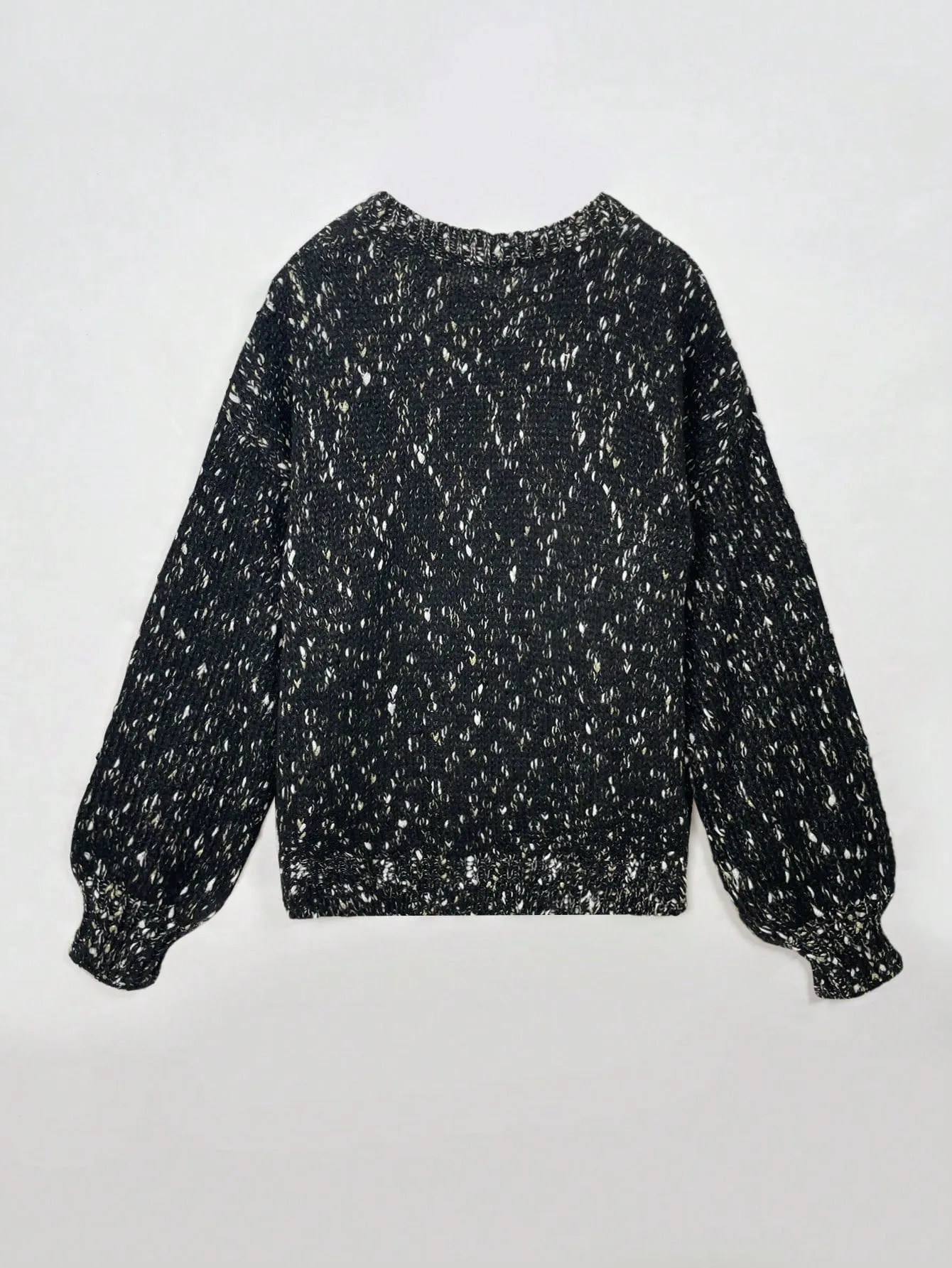 Women's Tie-Dye Lantern Sleeve Sweater