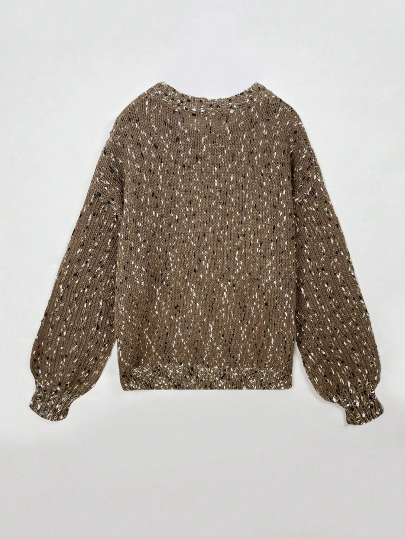 Women's Tie-Dye Lantern Sleeve Sweater