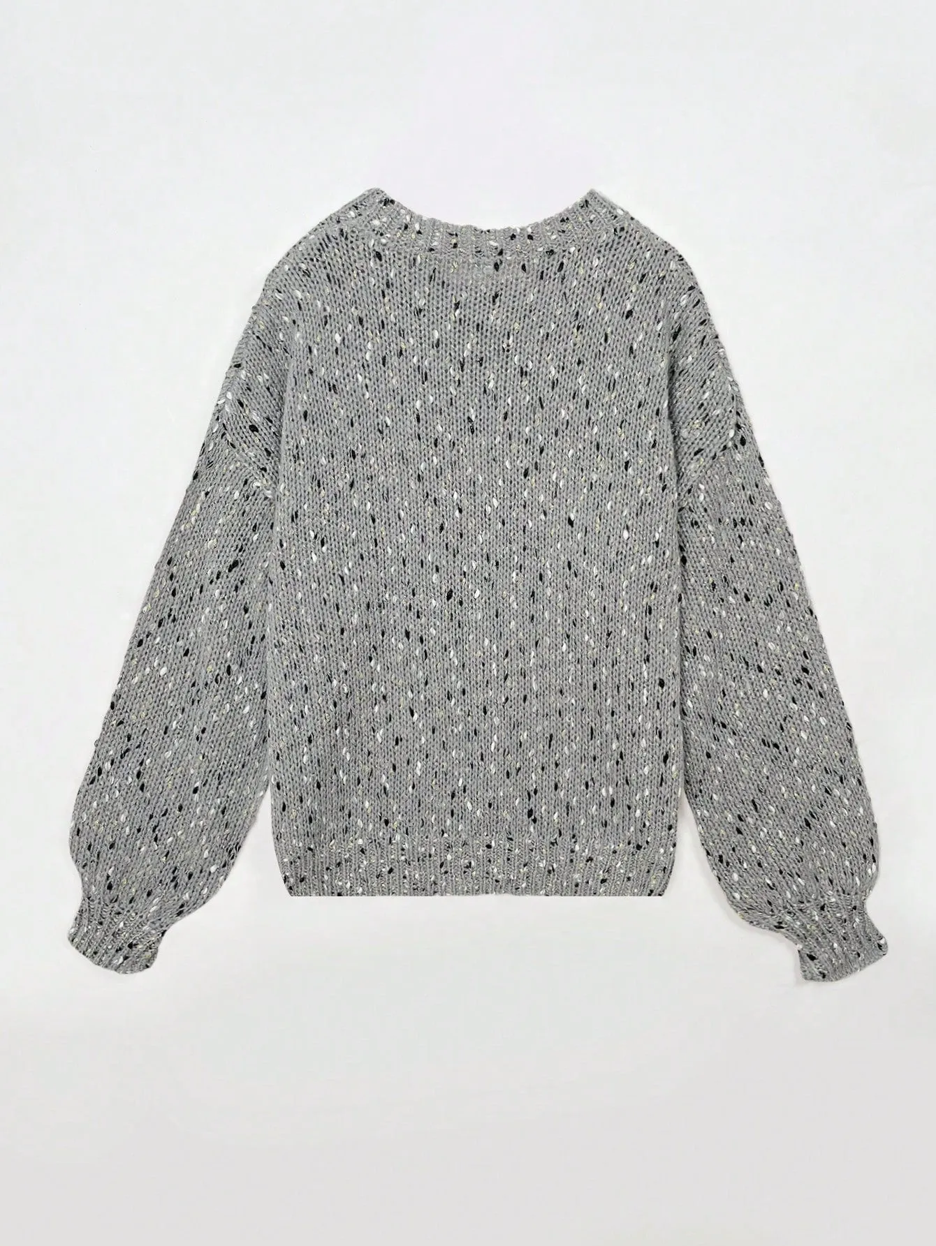 Women's Tie-Dye Lantern Sleeve Sweater