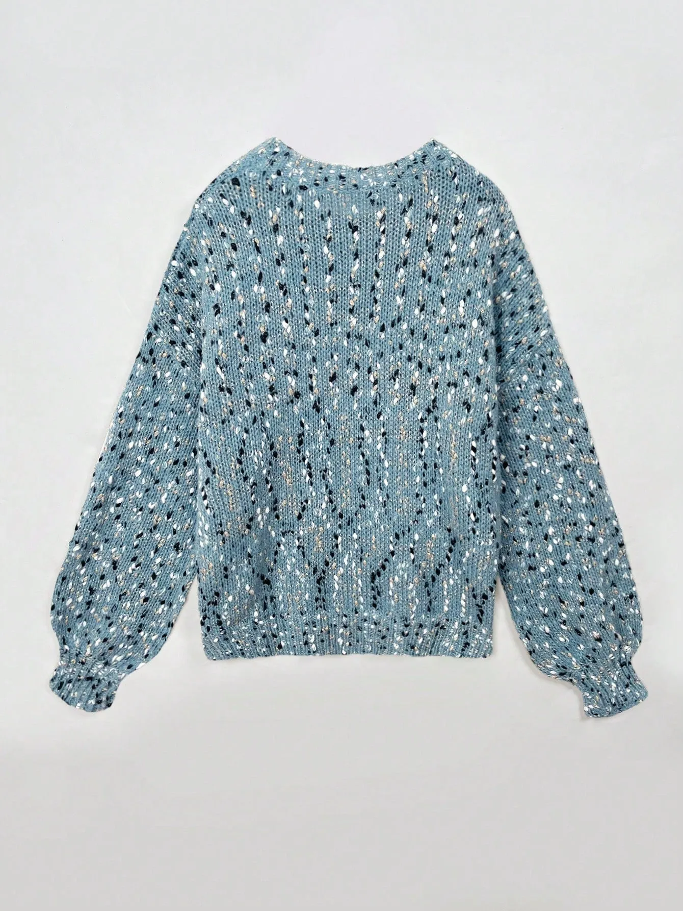 Women's Tie-Dye Lantern Sleeve Sweater