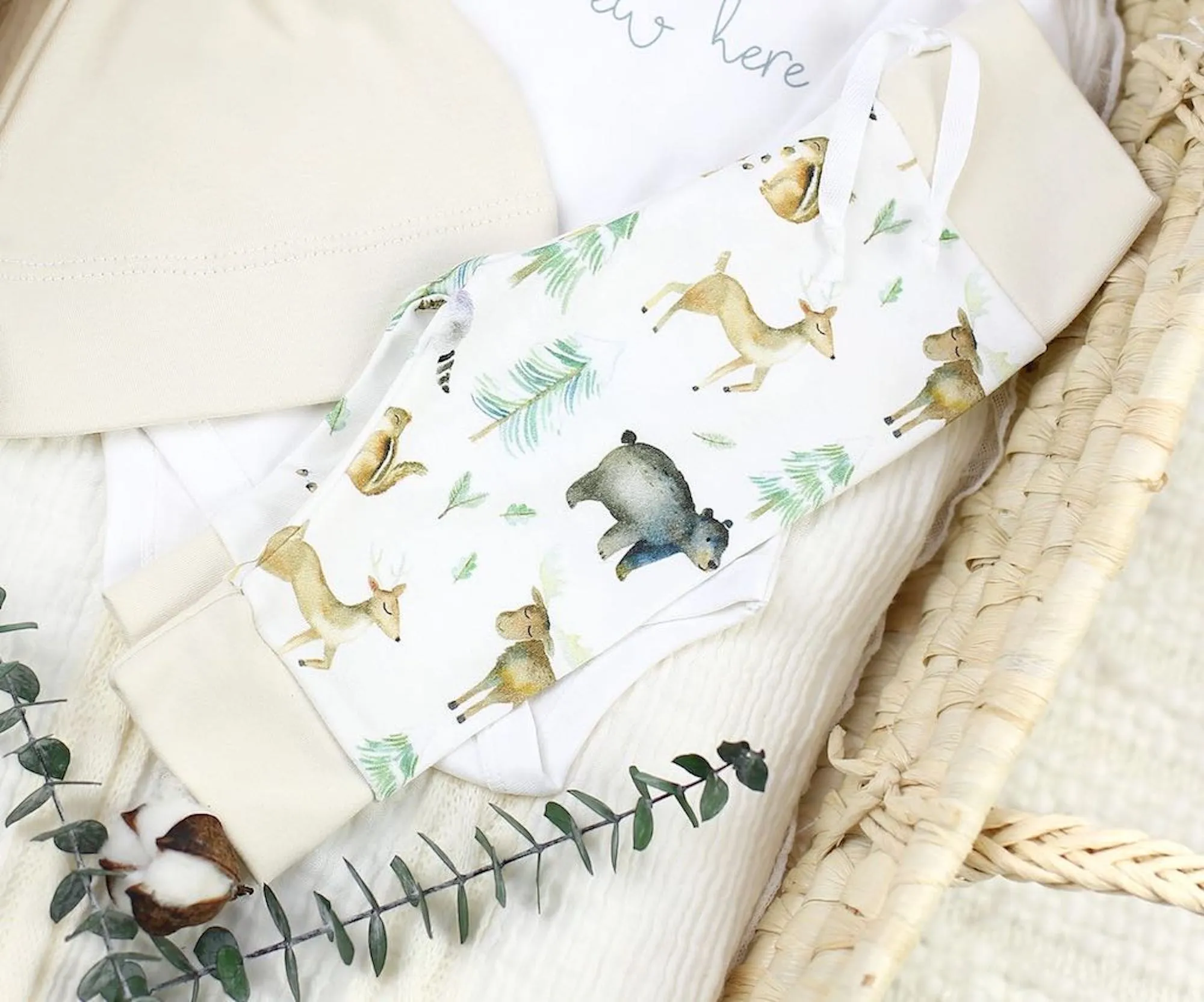 Woodland Friends | Organic Baby Set | Gender Neutral
