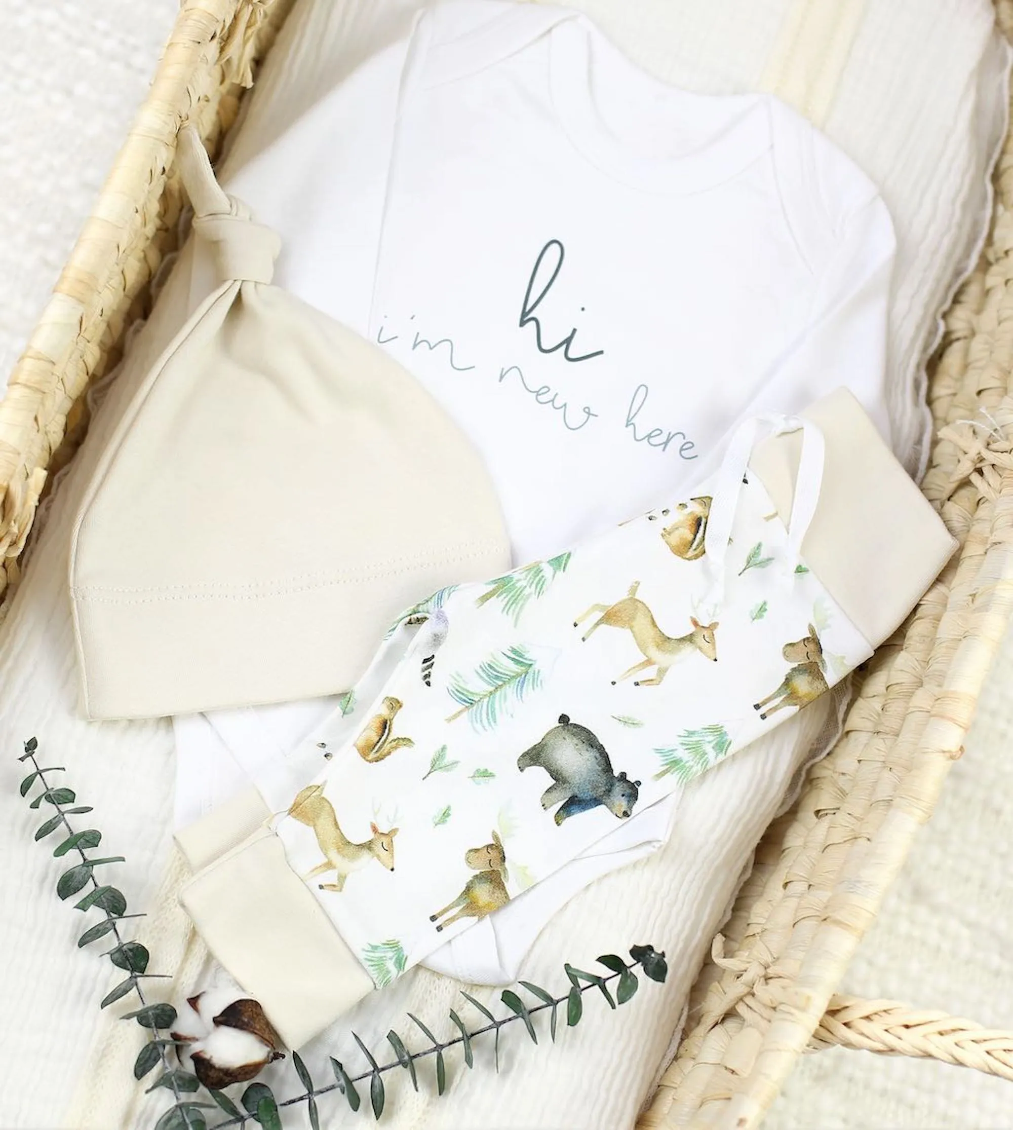 Woodland Friends | Organic Baby Set | Gender Neutral