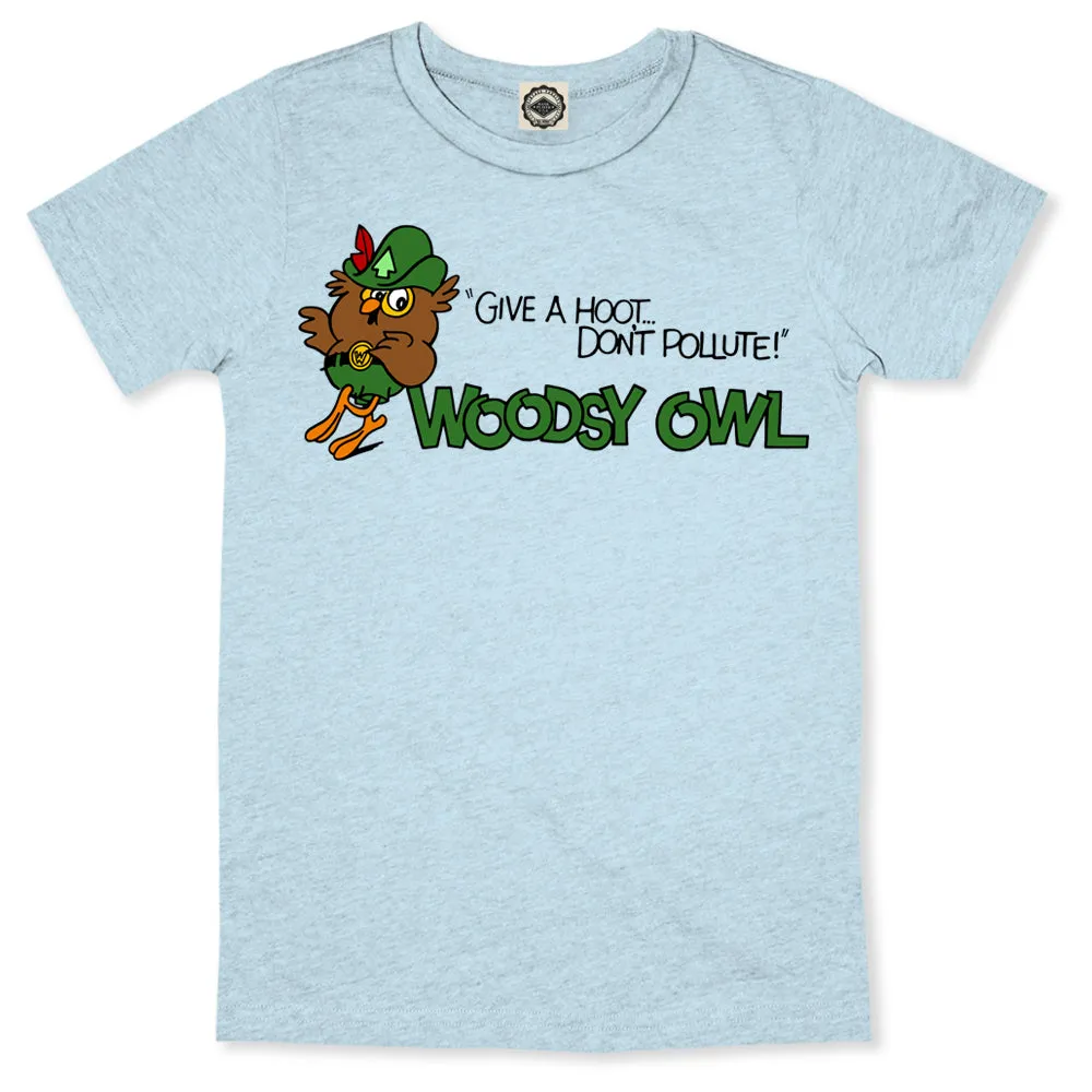 Woodsy Owl Logo Kid's Tee