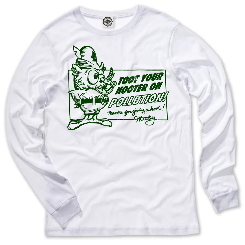 Woodsy Owl "Toot Your Hooter" Men's Long Sleeve Tee