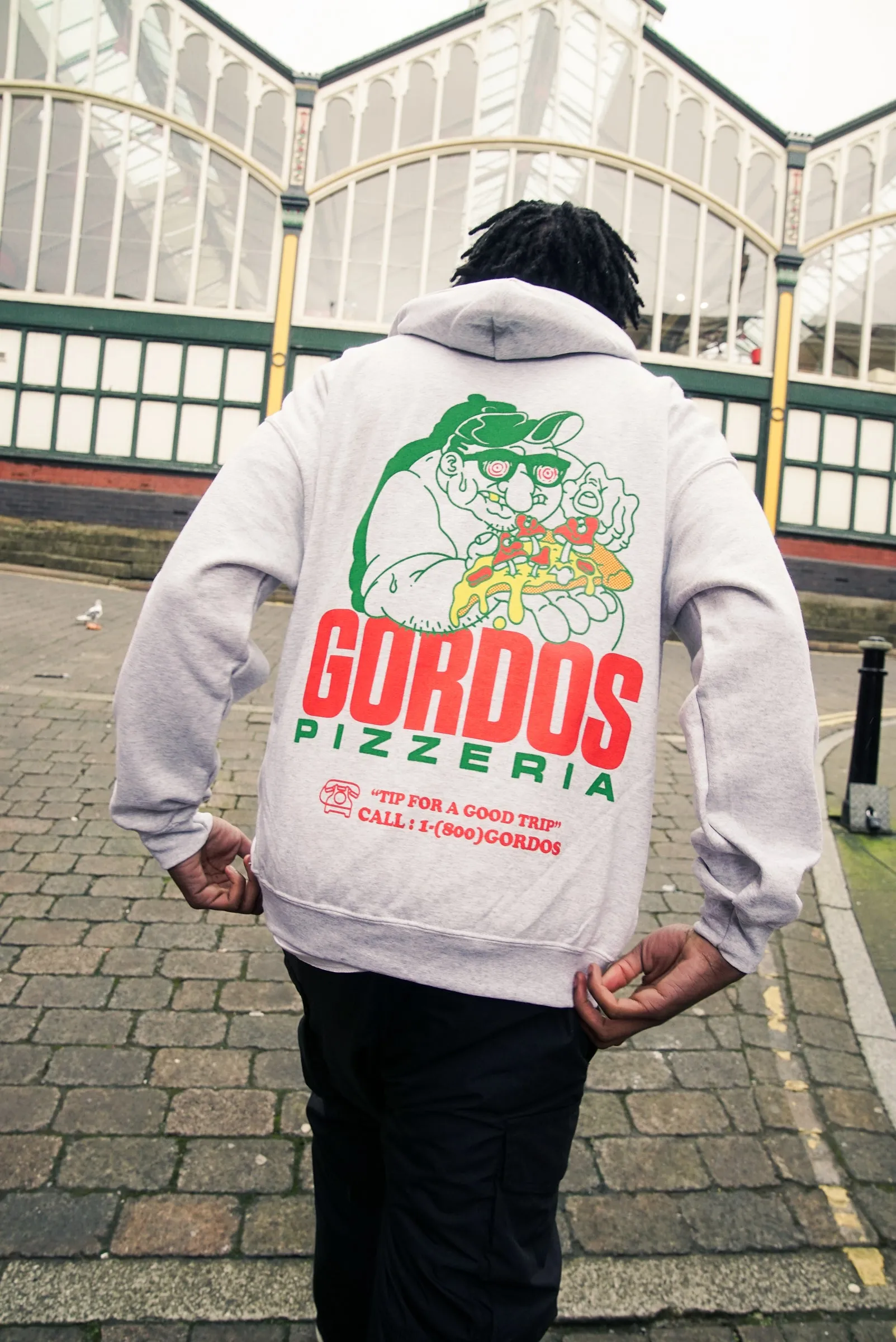 World Famous Gordos 'Good Trip' Hoodie - Ash Grey