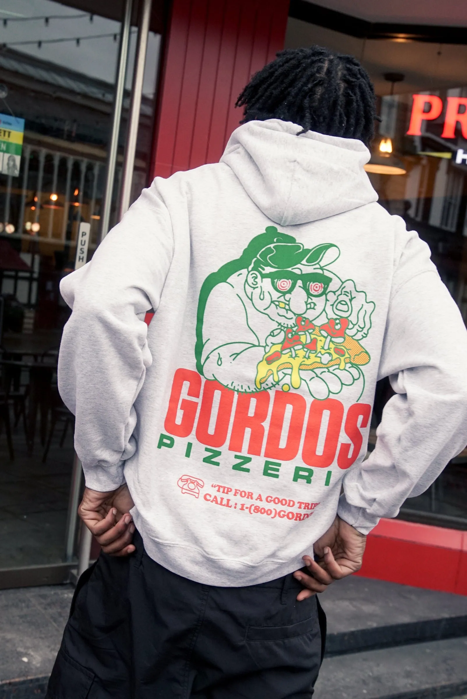 World Famous Gordos 'Good Trip' Hoodie - Ash Grey