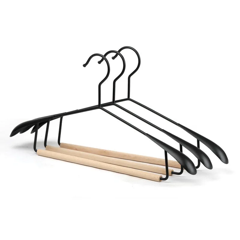 Wrought Iron Solid Wood Hanger Household