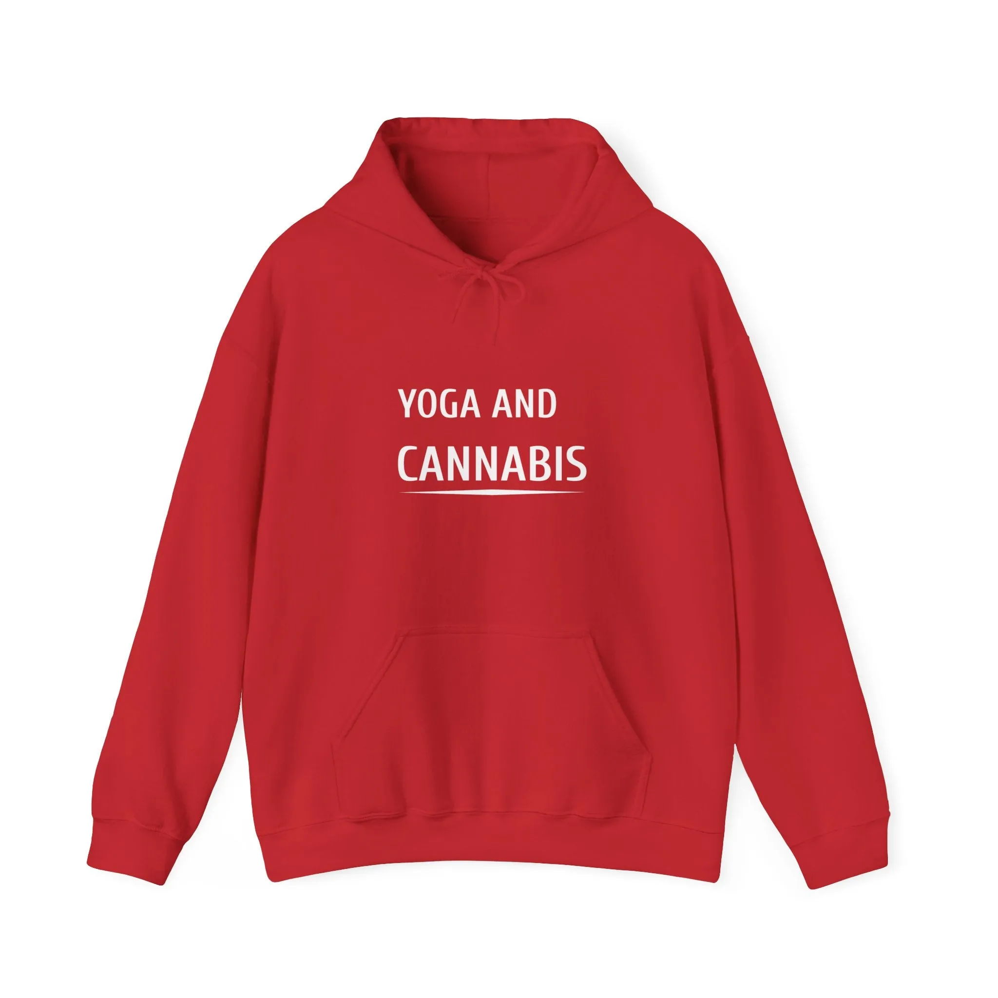 Yoga And Cannabis Unisex Hooded Sweatshirt
