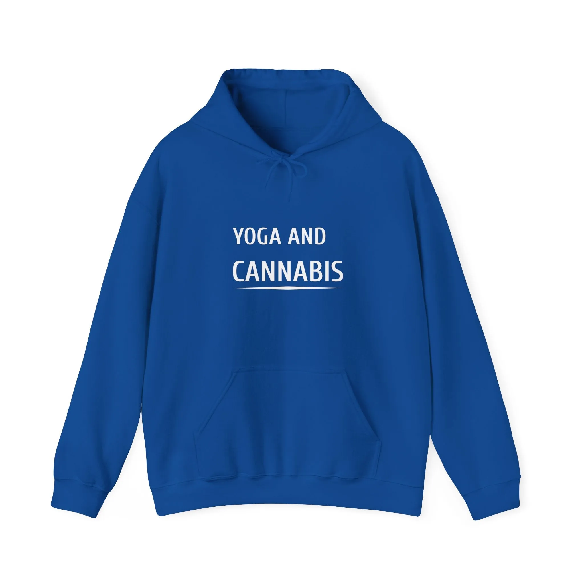 Yoga And Cannabis Unisex Hooded Sweatshirt