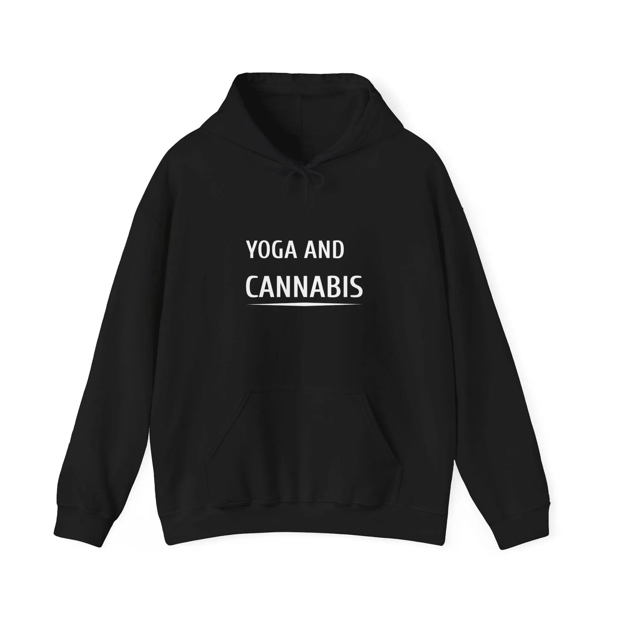 Yoga And Cannabis Unisex Hooded Sweatshirt