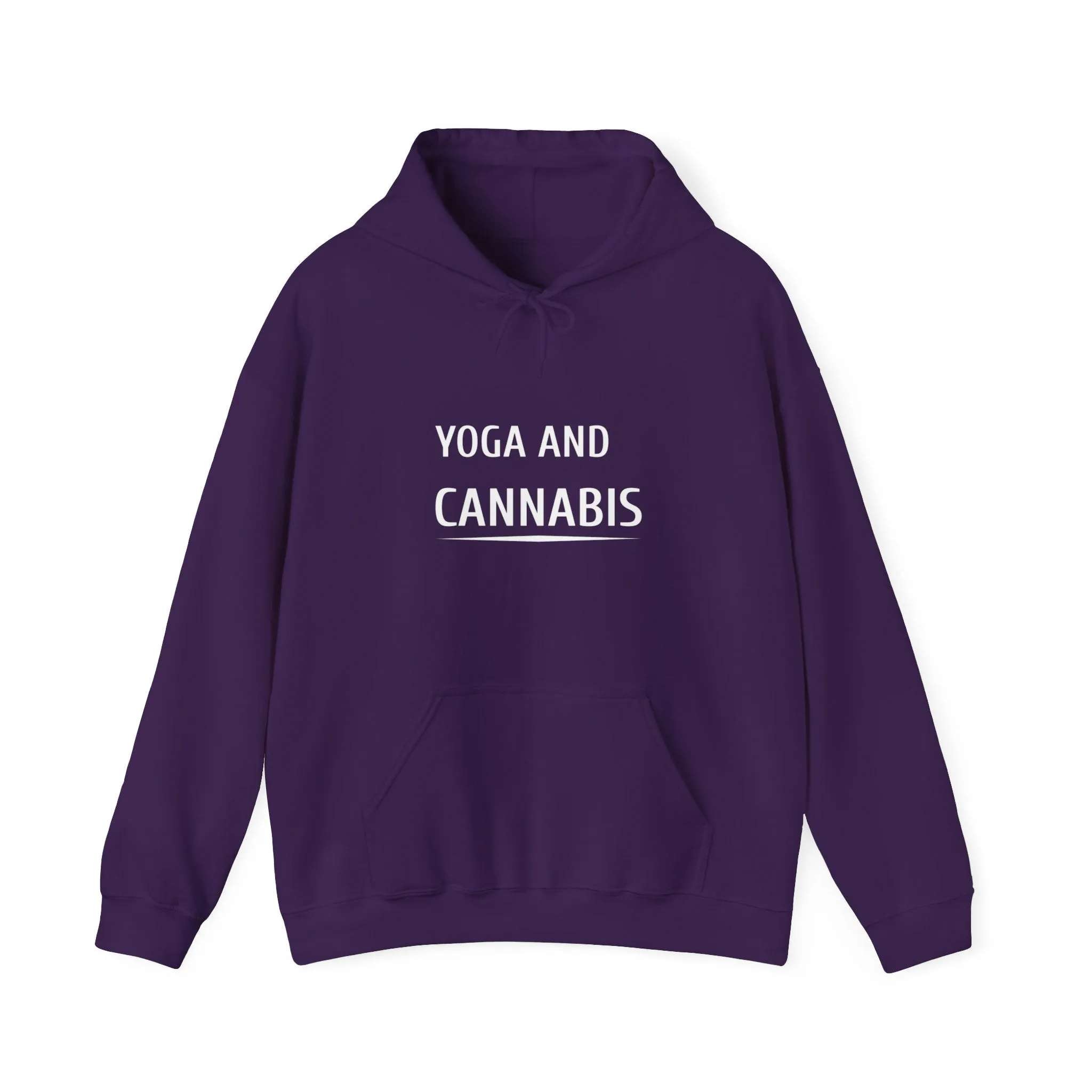 Yoga And Cannabis Unisex Hooded Sweatshirt