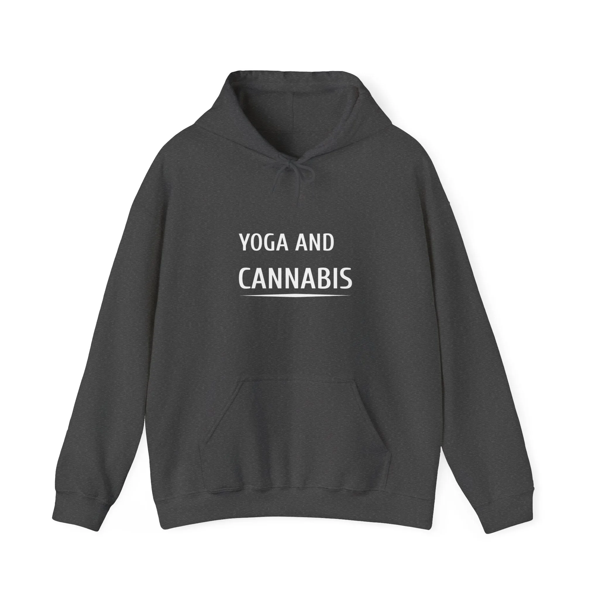 Yoga And Cannabis Unisex Hooded Sweatshirt