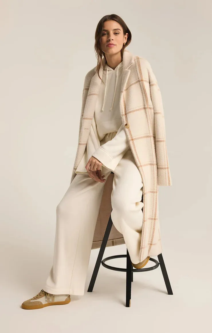 Z Supply Mason Windowpane Coat