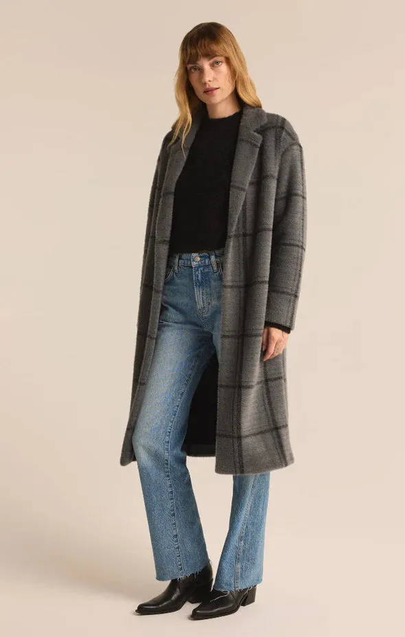 Z Supply Mason Windowpane Coat