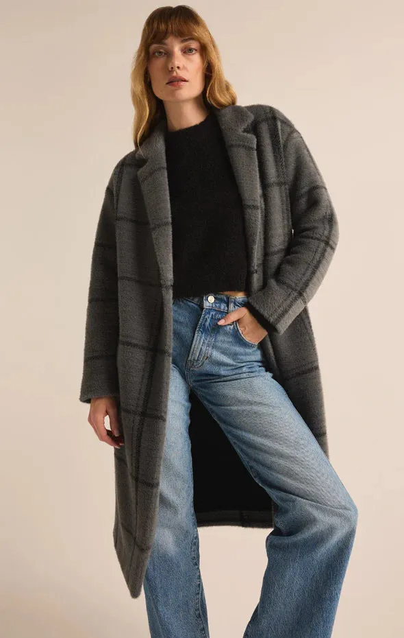Z Supply Mason Windowpane Coat