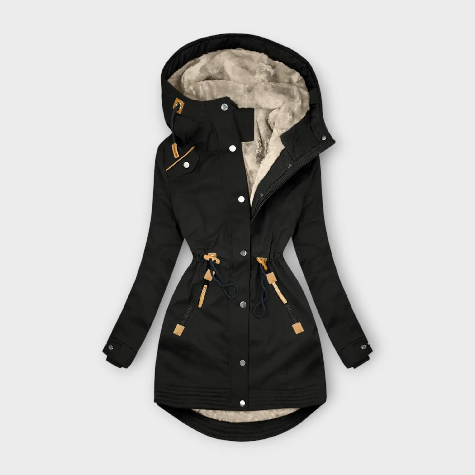 Zoe - Fleece Hooded Jacket